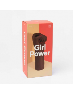 Vase girl power black