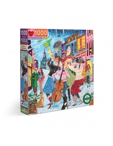 Puzzle 1000 pièces - Eeboo - Music in...