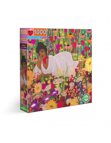 Puzzle 1000 pièces - Eeboo - Woman in...