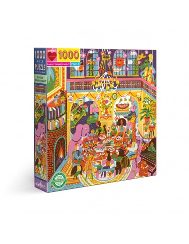Puzzle 1000 pièces - Eeboo - Family...