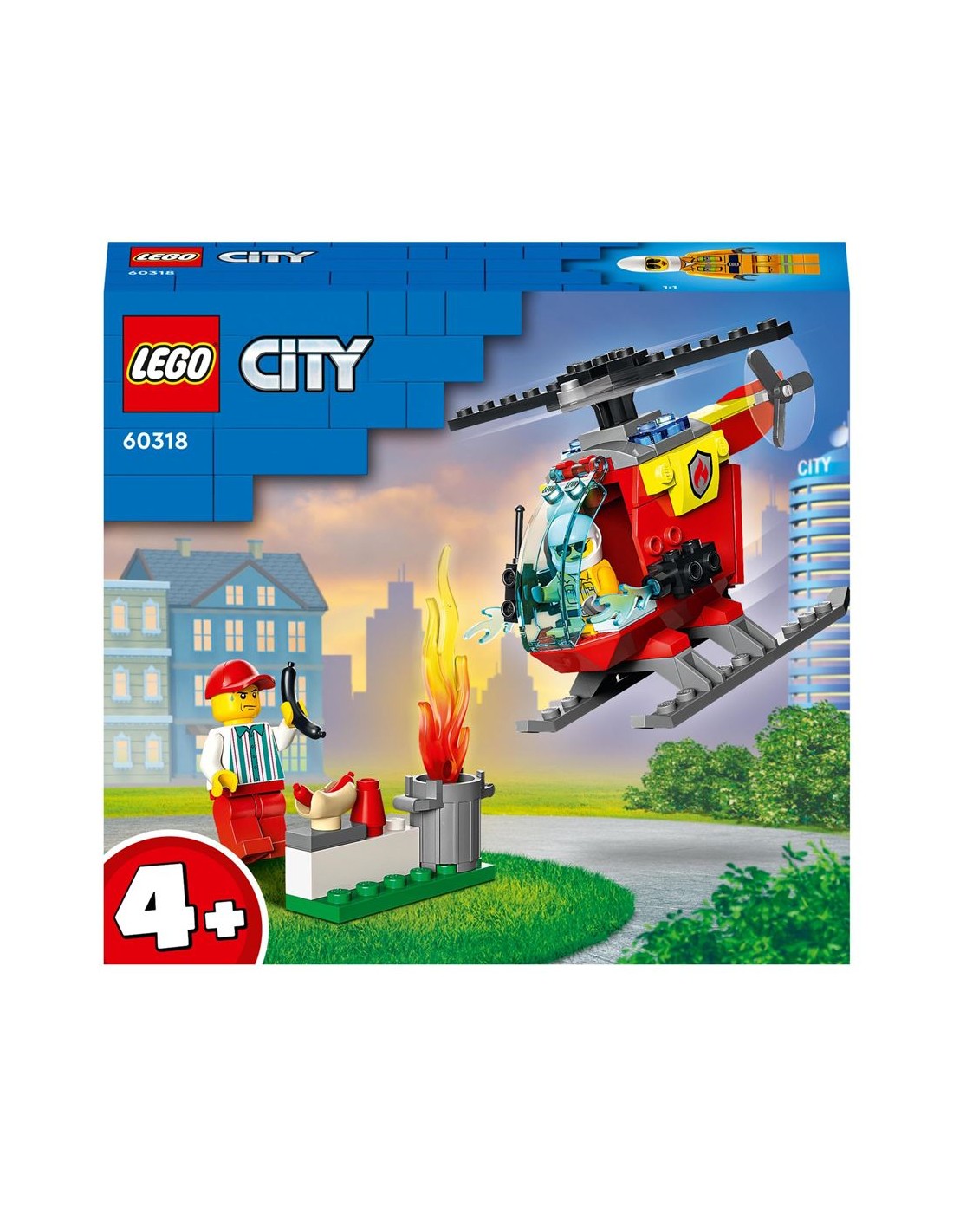 Lego city helico pompiers