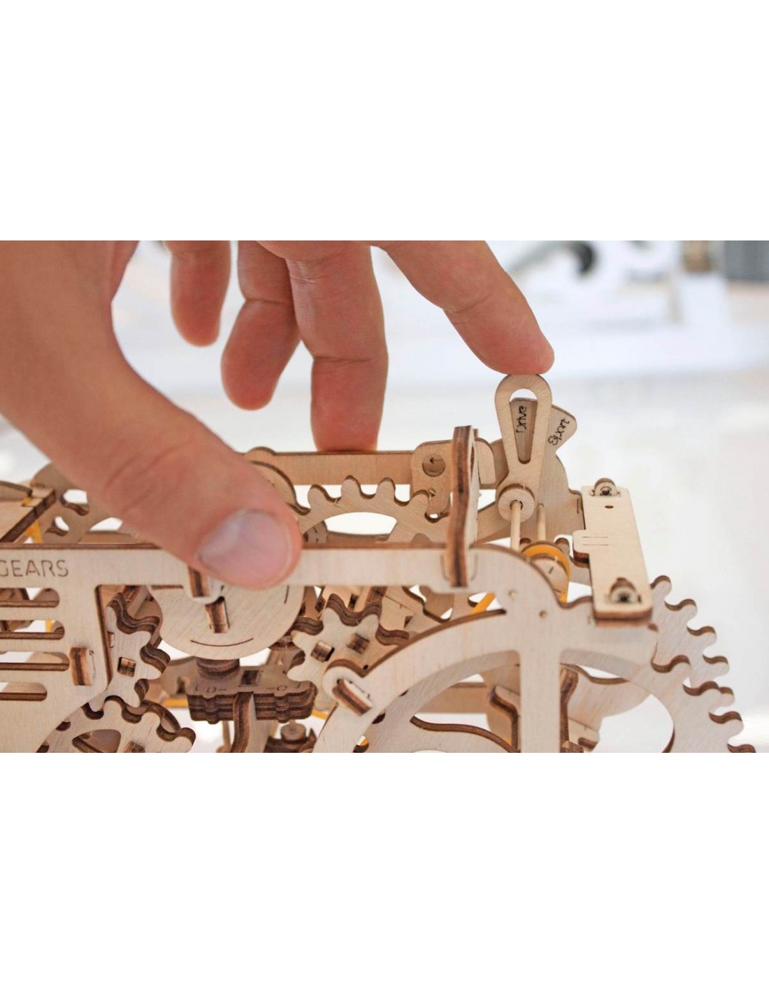 ROKR de Puzzle en 3D de l'Espace du Véhicule Boîte à Musique en Bois de  Construction Jouet Kit 