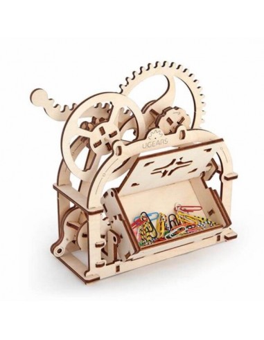 Puzzle 3D Mécanique en Bois - Boîte Mécanique - 61 Pièces - Ugears 