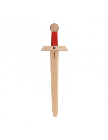 Epée Templier 50cm - poignée rouge