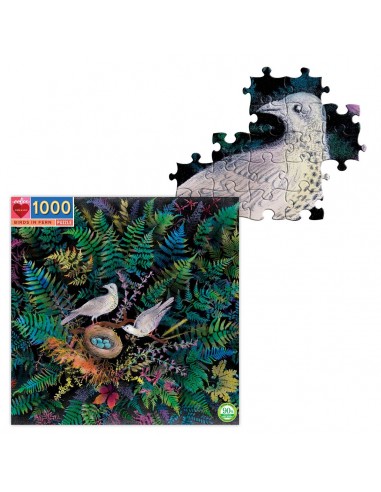 Puzzle 1000 pièces - eeboo -Oiseaux...