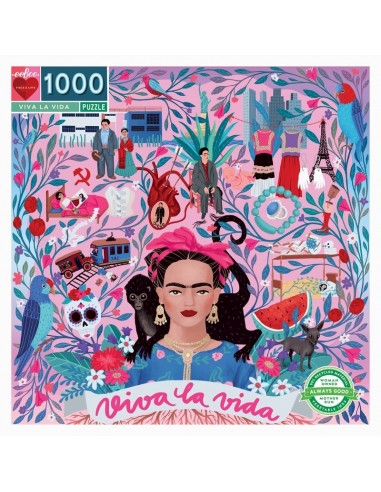 Puzzle 1000 pièces - eeboo - Viva la...