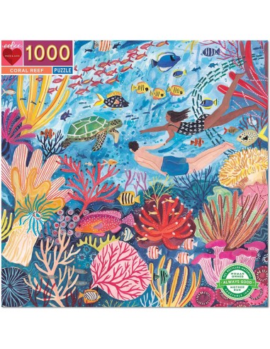 Puzzle 1000 pièces - eeboo - Récif de...