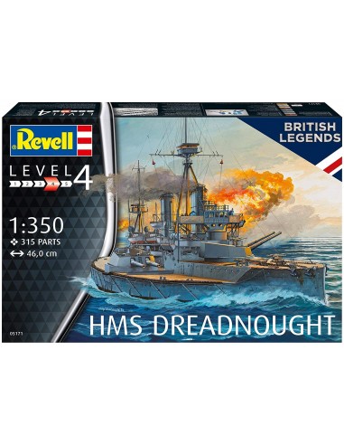 Hms dreadnought 1/350 british leg